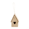 Paper Mache Lovable Birdhouse 5 x 3cm 1pc