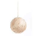Paper Mache Baubles 5cm dia 6pc
