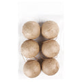 Paper Mache Baubles 6cm dia 6pc