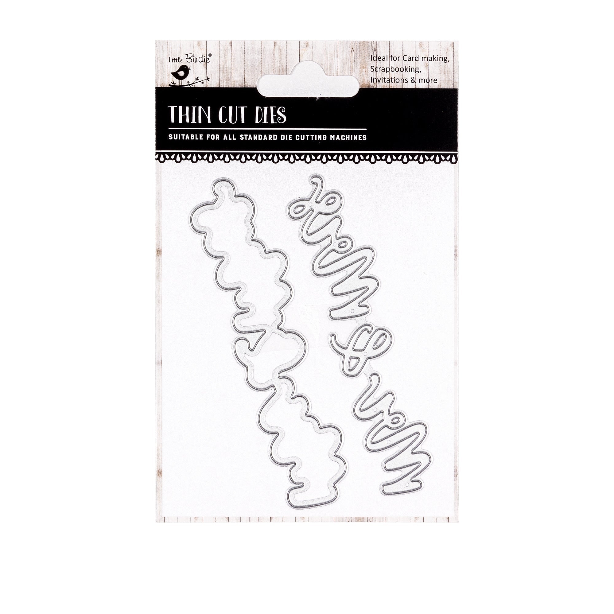 Thin Cut Dies Mr & Mrs 2pc