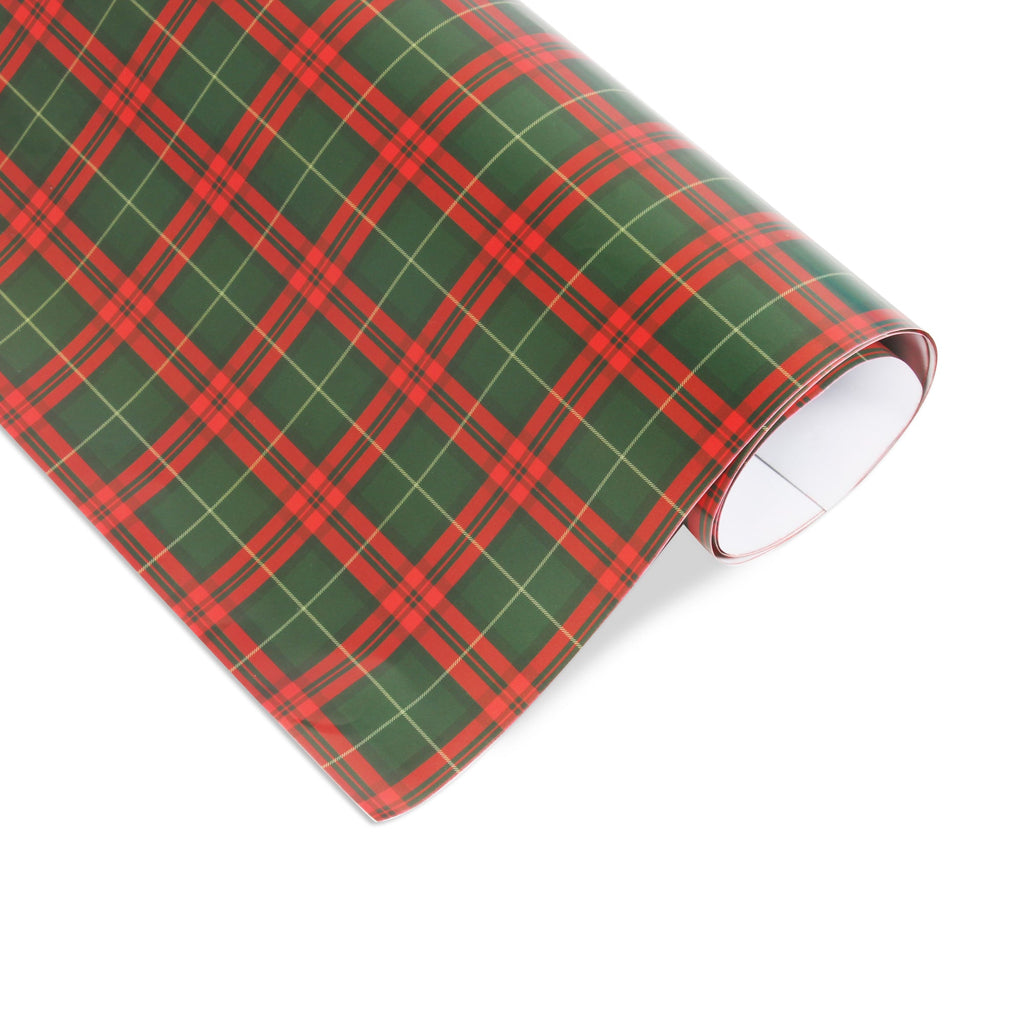 Gift Wraps Tartan Check Festive Hues 20 X 30Inch 1 Sheet