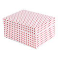 Gift Box Red Polka L21 X W15.5 X D10.5(cm) 1pc