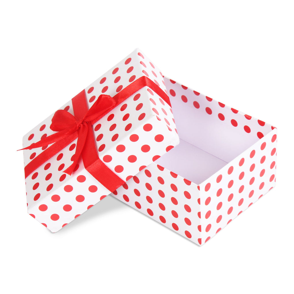 Gift Box Red Polka L10.5 X W8 X D5.4(cm) 1pc