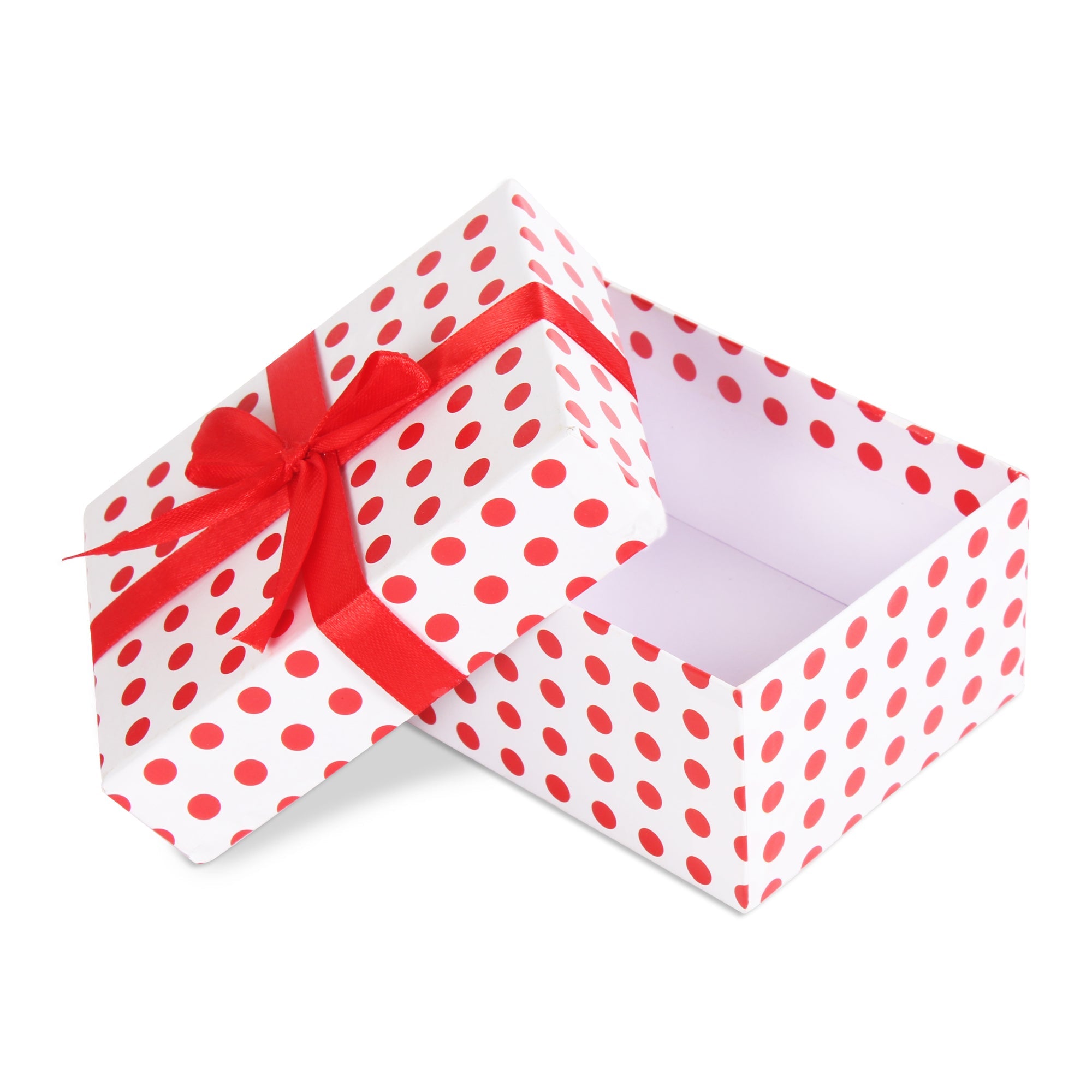 Gift Box Red Polka L10.5 X W8 X D5.4(cm) 1pc