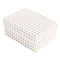 Gift Box Golden Polka L15.5 X W10.5 X D6.5(cm) 1pc