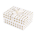 Gift Box Golden Polka L10.5 X W8 X D5.4(cm) 1pc