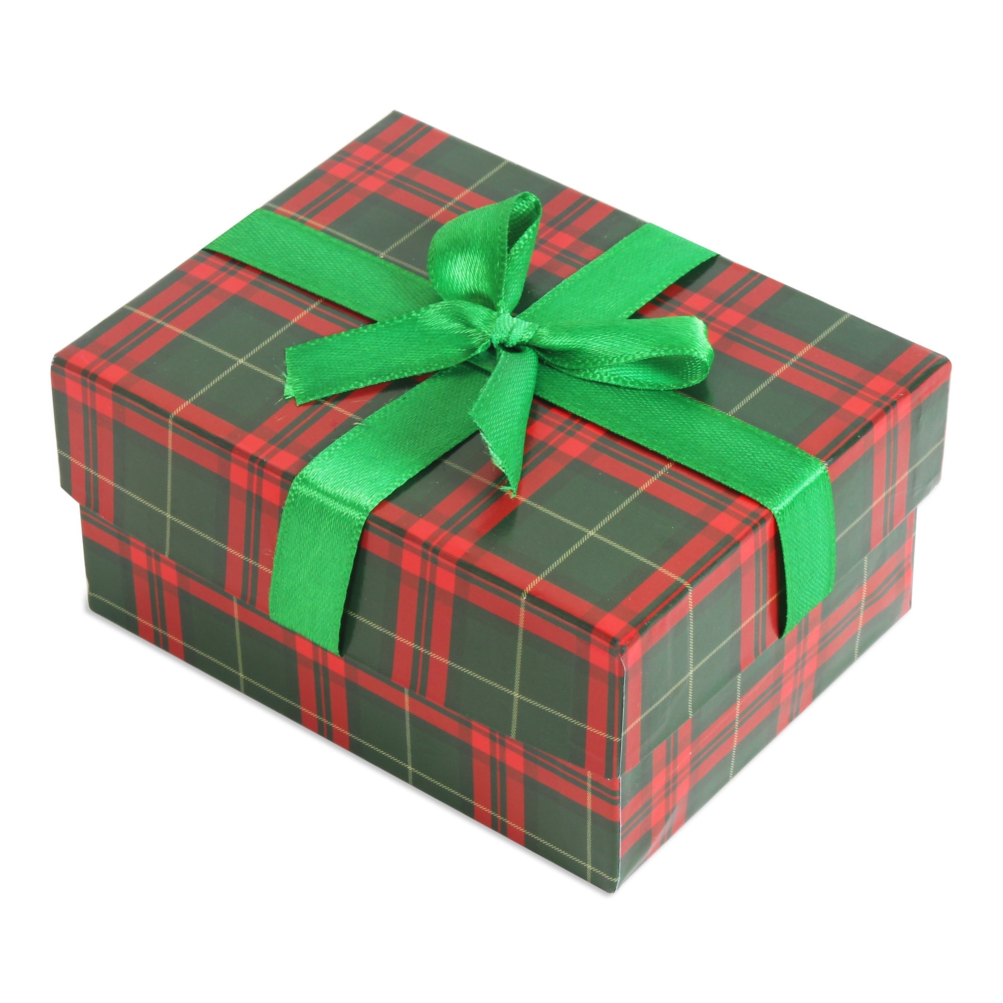 Gift Box Tartan Check Festive Hues L10.5 X W8 X D5.4(cm) 1pc