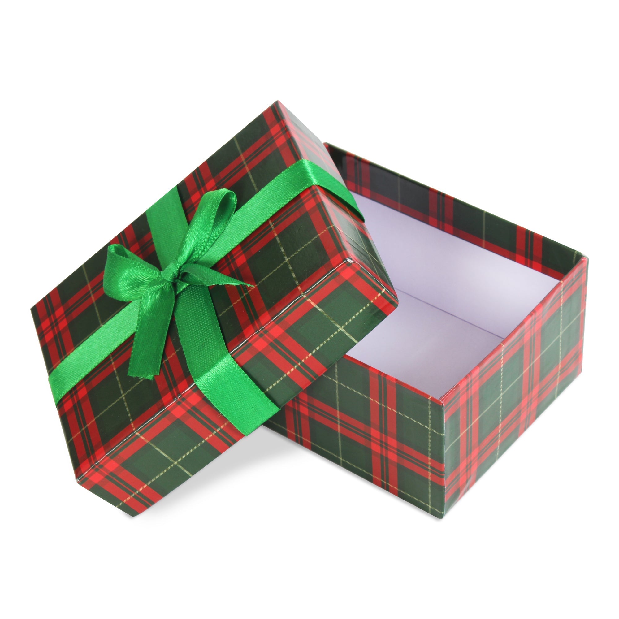 Gift Box Tartan Check Festive Hues L10.5 X W8 X D5.4(cm) 1pc