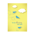 Greeting Card & Envelope Let Your Dreams Take Flight 4 X 6 Inch