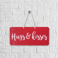 Hanging Decor - Hugs And Kisses L15 X W7Cm 2Mm 1Pc