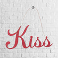 Hanging Decor Kiss L12.5 X W5.5cm 2mm - 1pc