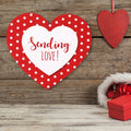 Home Hanging Decor Sending Love L18.5 X W16.5Cm 2Mm Thick 1Pc
