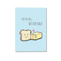 Greeting Card & Envelope My Butter Half 4 X 6Inch Approx