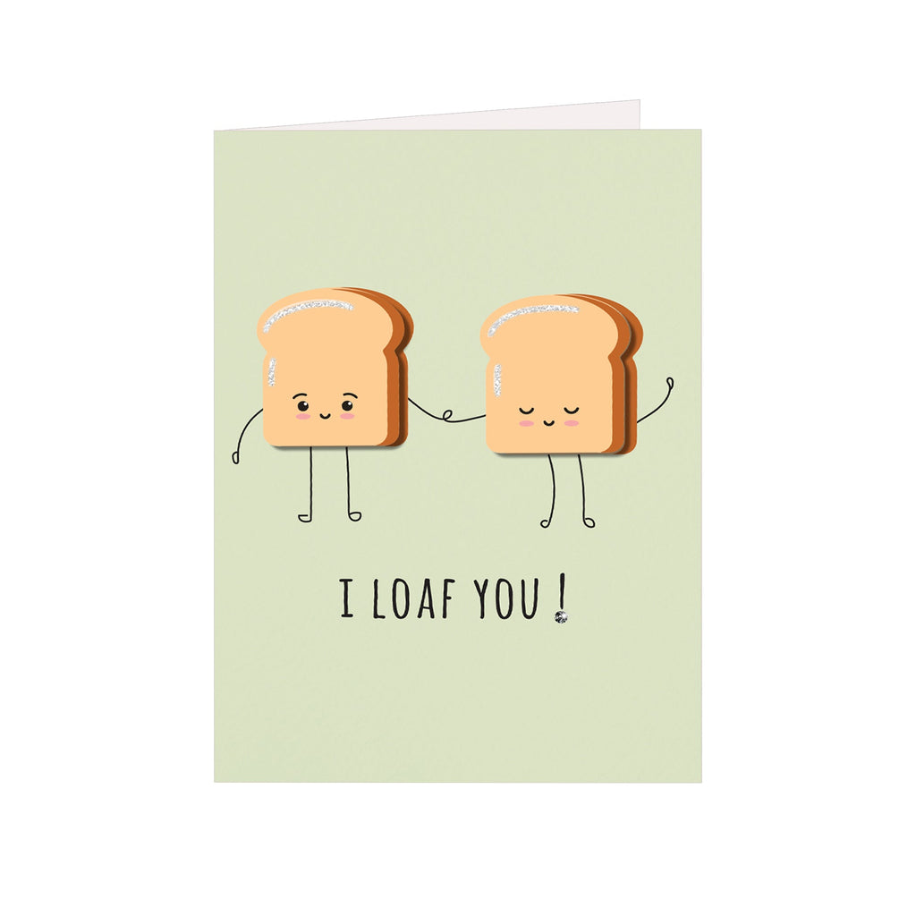 Greeting Card & Envelope Loaf You 4 X 6Inch Approx
