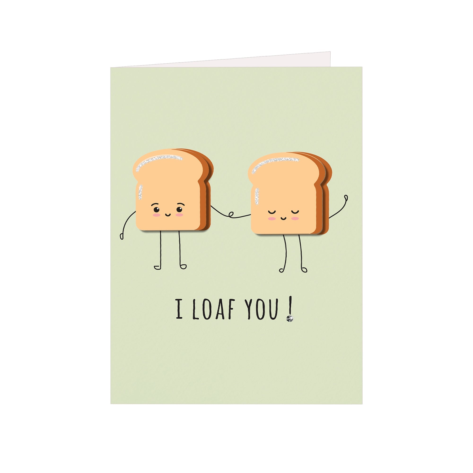 Greeting Card & Envelope Loaf You 4 X 6Inch Approx