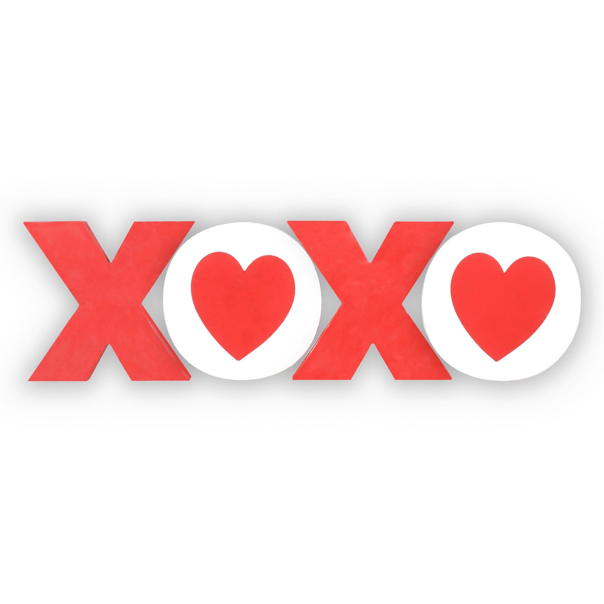 Hugs And Kisses Big Xoxo L50.5 X W15.5 X D1.5Cm 18Mm Thick 1Pc