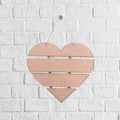 MDF Slatted Heart 20 X 19.5Cm 2Mm Thick 1Pc Lb