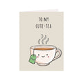 Greeting Card & Envelope My Cute-Tea 4 X 6Inch Approx