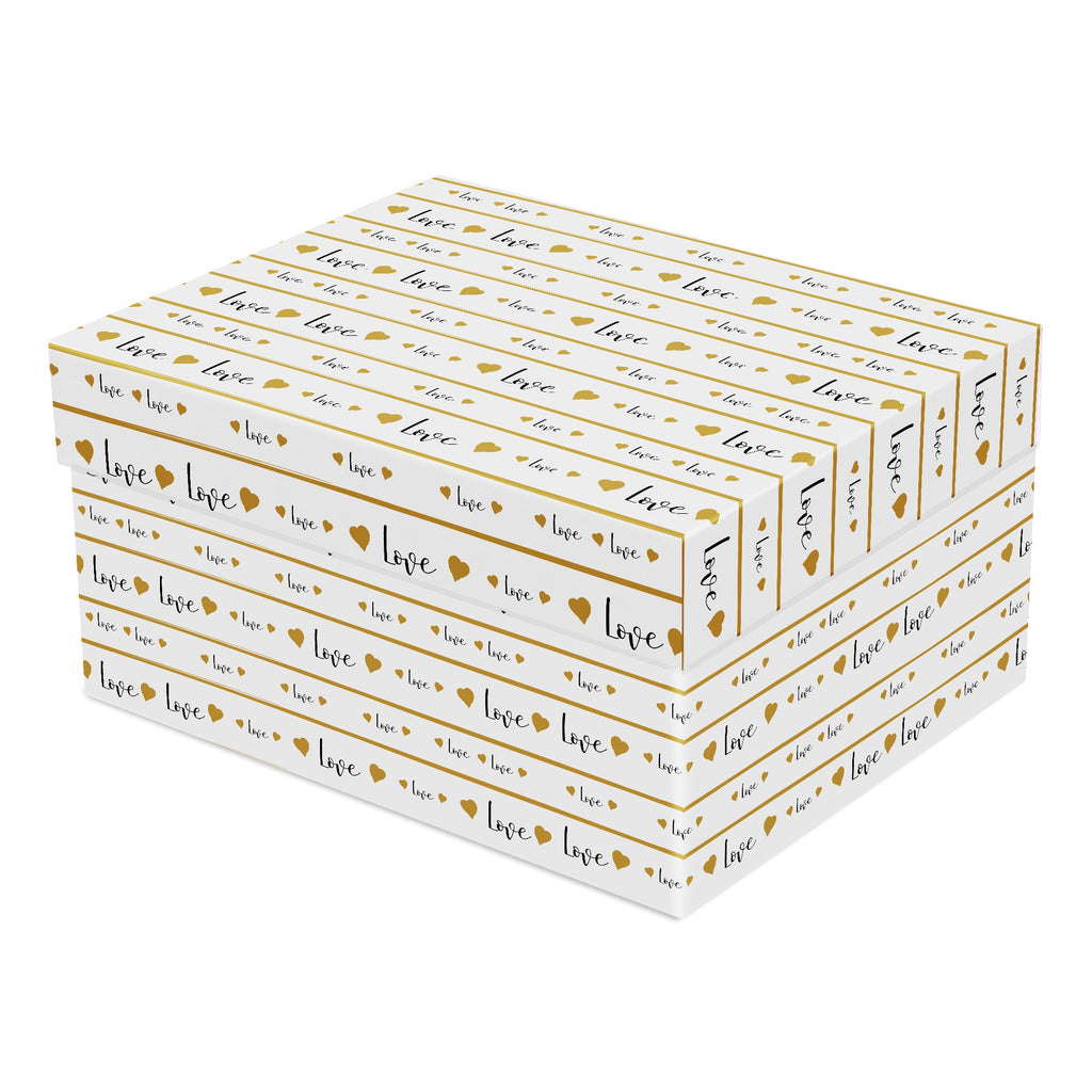 Gift Box Warm Love L25.5 X W20.5 X D11(cm)  1pc