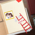 Hanging Ladder Of Kisses Red L17.25 X W6Cm 2Mm 1Pc