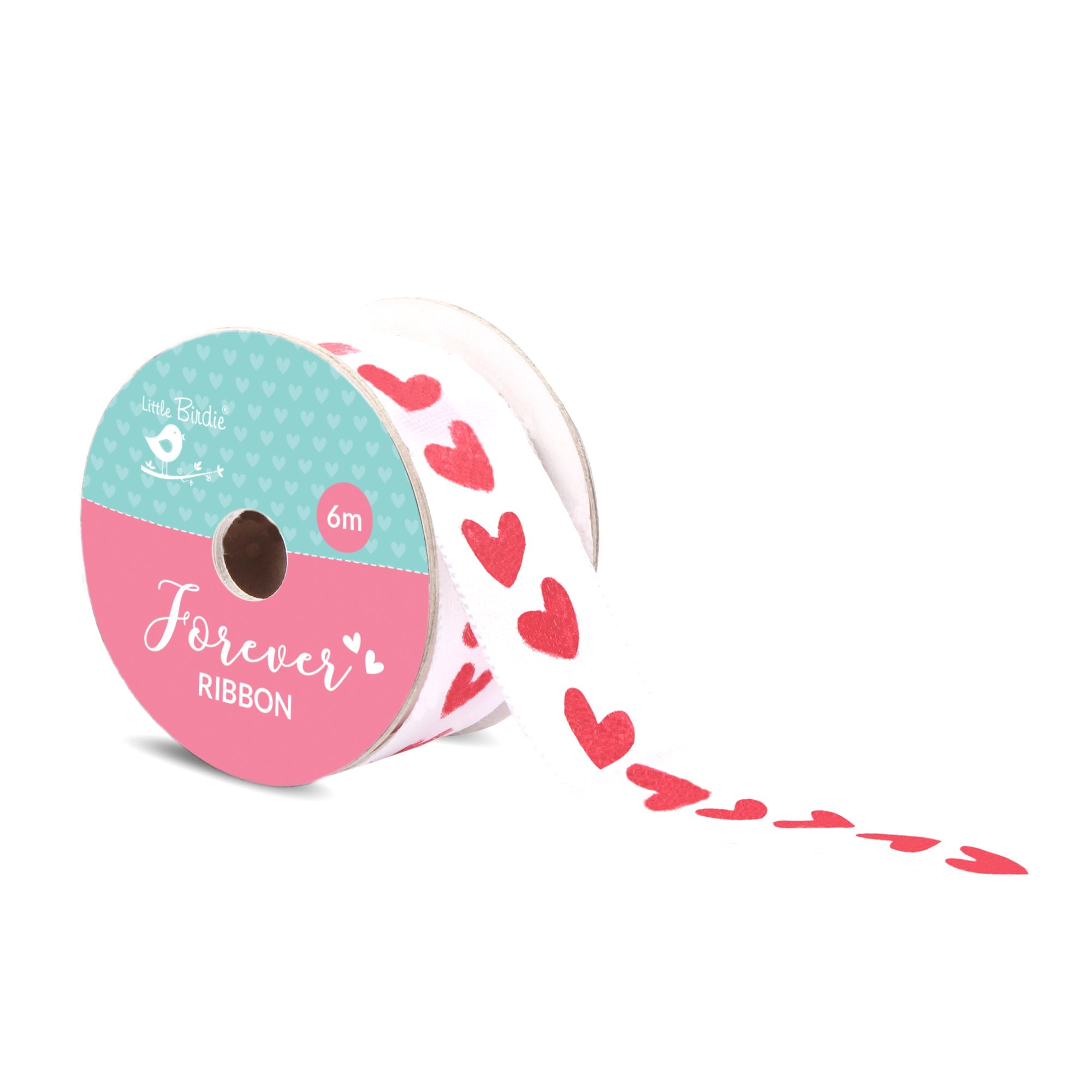 Satin Ribbon Unlimited Love 25Mm 6Mtr 1Roll Lb
