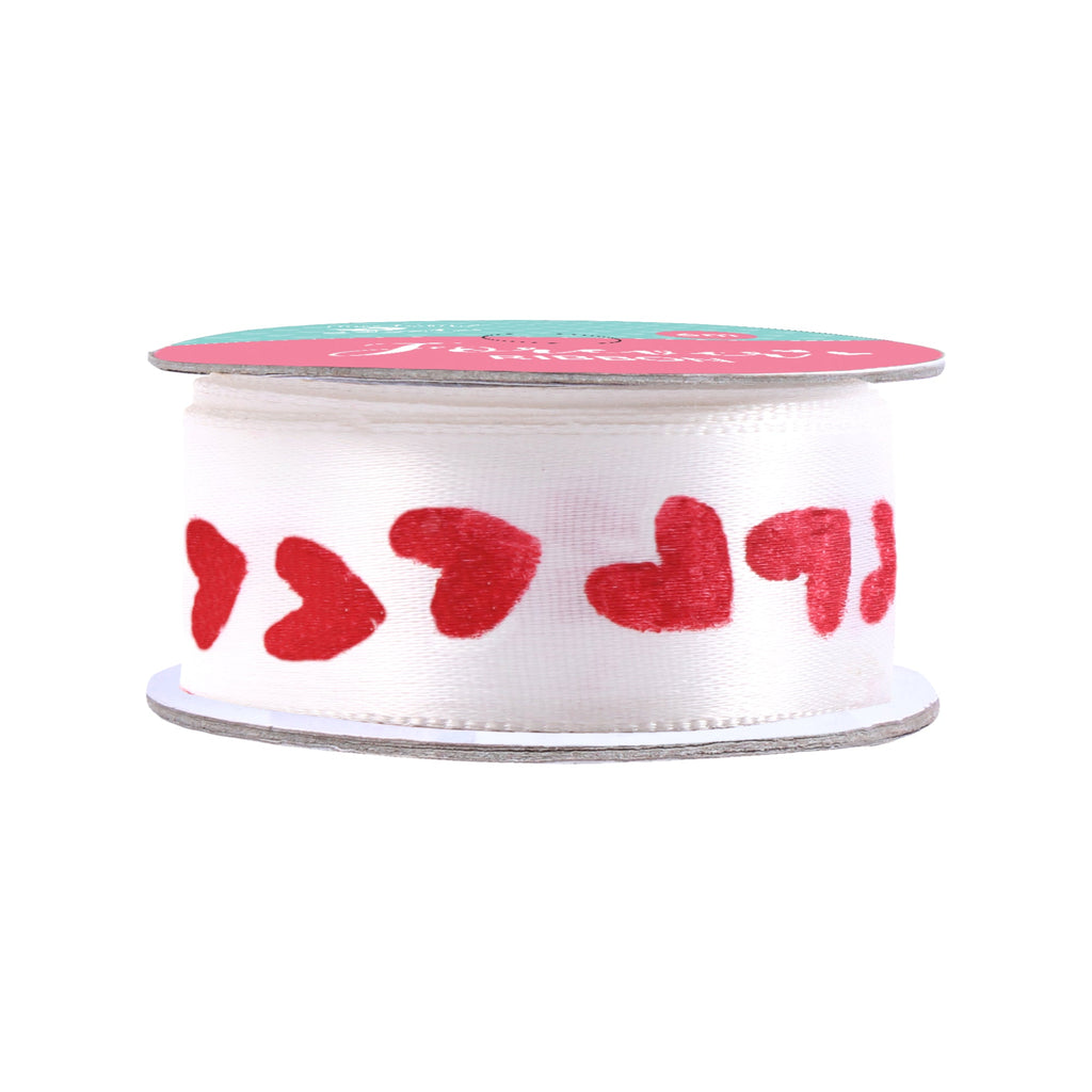 Satin Ribbon Unlimited Love 25Mm 6Mtr 1Roll Lb