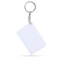Acrylic Key Chain Rectangle L 7.5 X W 5Cm 3.7Mm Thick 4 Pc