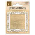 Primed Chipboard Swirl Finesse Square 8 X 8Cm 1Pc