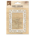 Primed Chipboard Frame Swirl Charm Rectangle 10.5 X 8Cm 1Pc