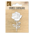 Primed Chipboard Sweet Rose 7.75 X 4Cm 1Pc