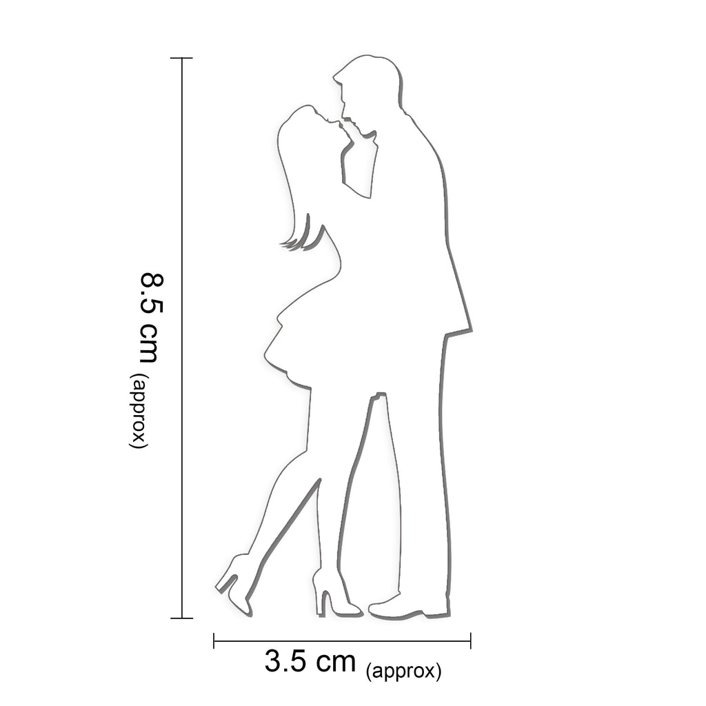 Primed Chipboard Romantic Duo 8.5 X 3.5Cm 1Pc Pbci Lb