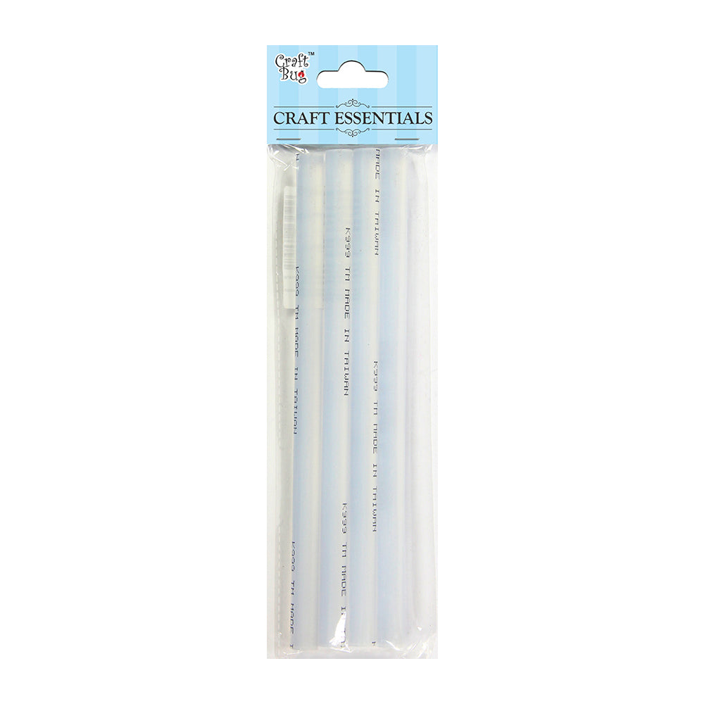 Hot Melt Glue Stick Transparent 200mmx10mm - 4pc