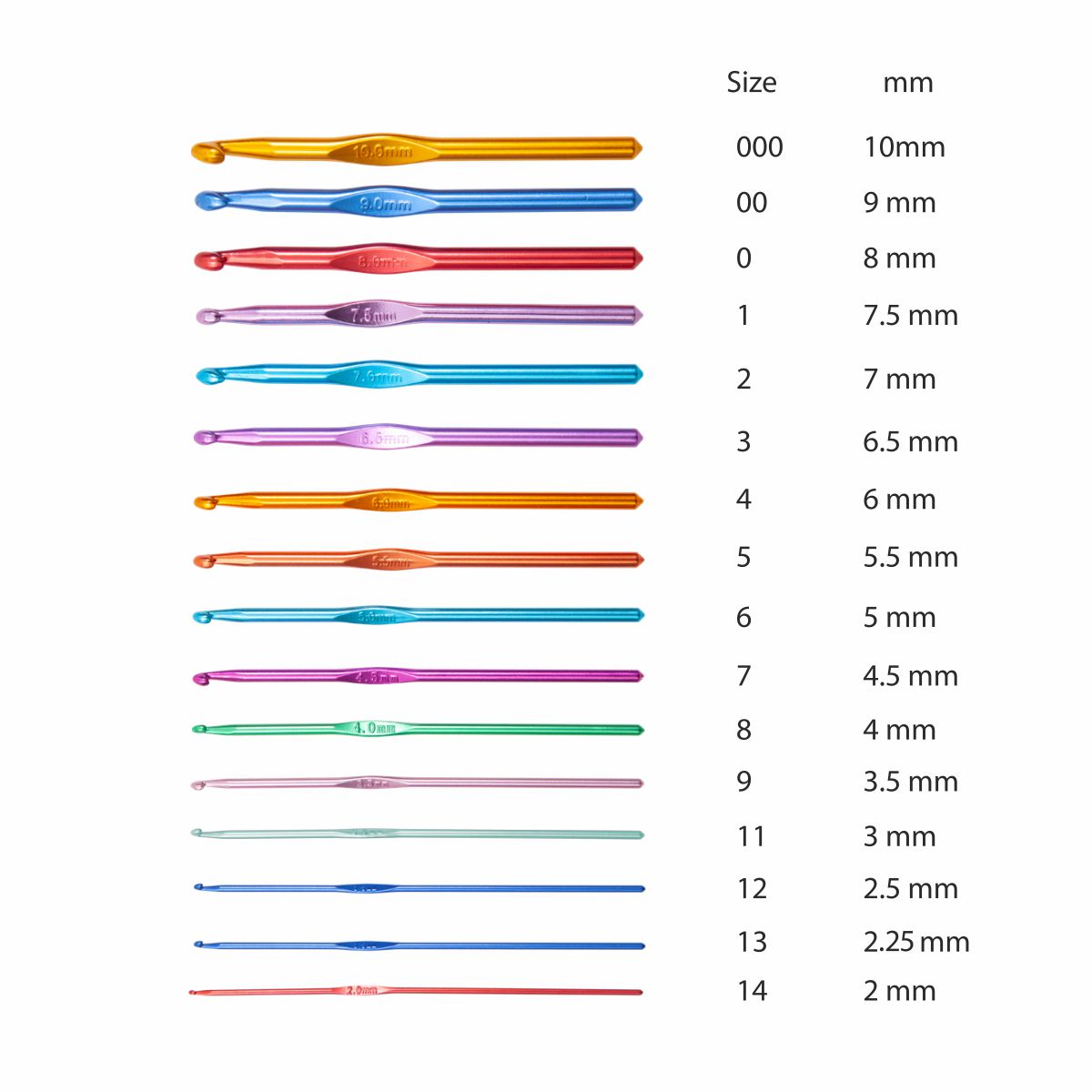 Crochet Hooks For Wool Work 4.5mm 1pc