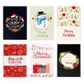 Christmas Greeting Card & Envelopes 6 Design 4 X 6inch