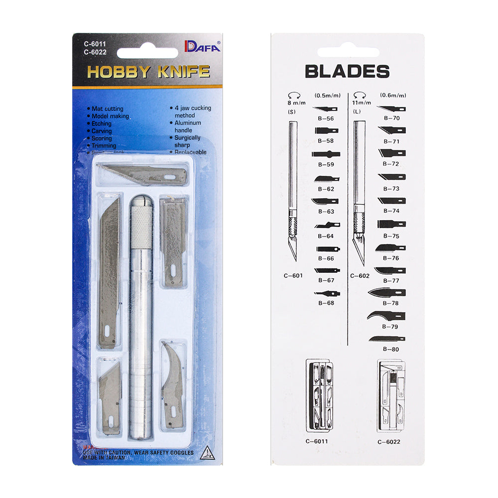 Hobby Knife Set with 4 blades