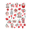Deco Transfer Sheet Blooming Love 7.5 X 10inch 1pc