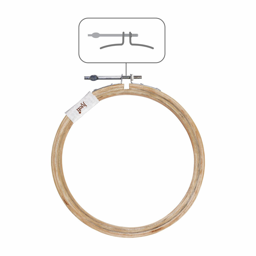 Bamboo Embroidery Ring 12`` 1Pc Ib