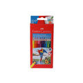 Faber Castell- 12 Triangular  Colour Pencils (CMG)