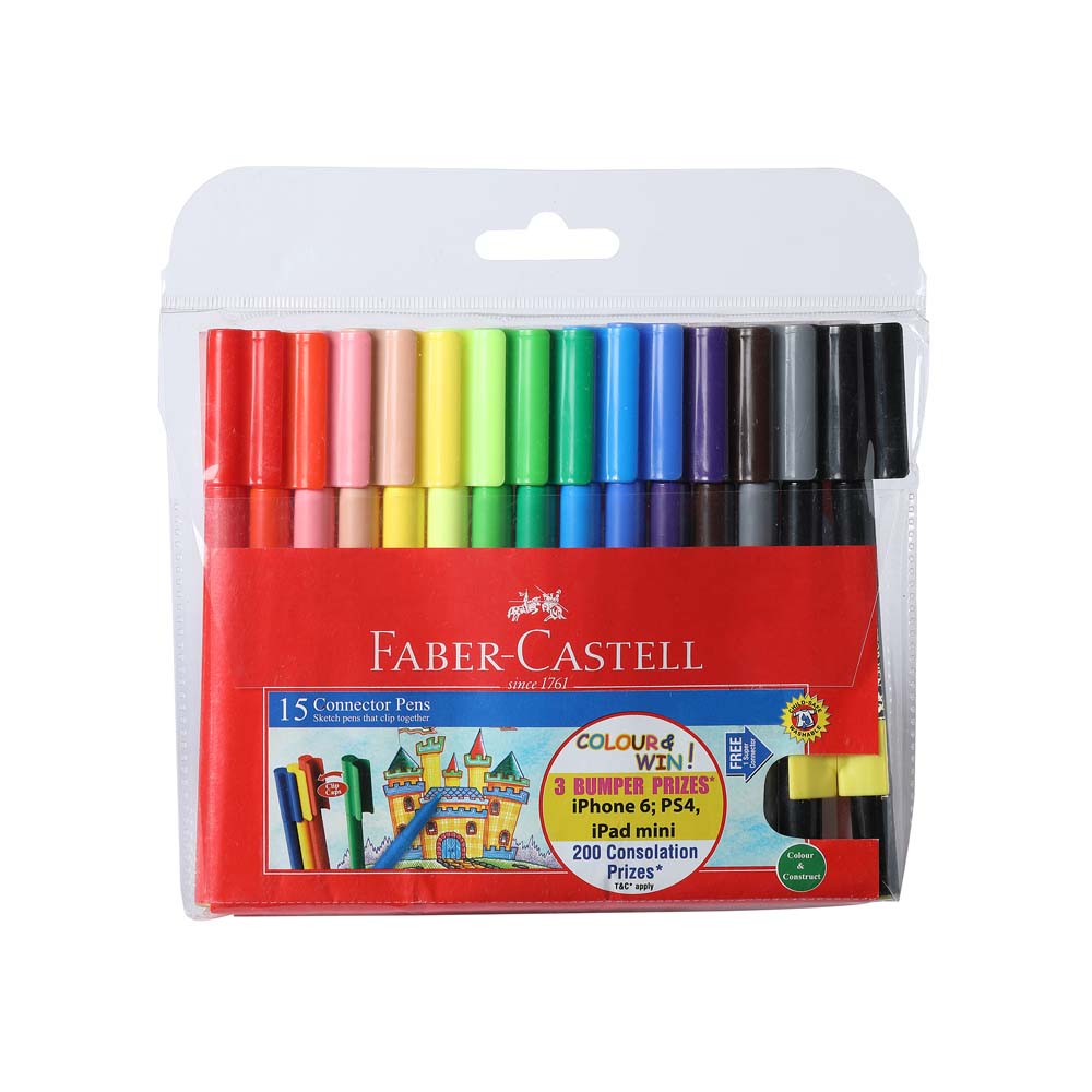 Faber Castell- 15 Connector Pens