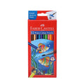 Faber Castell- 12 Water Colour Pencils Paint Brush