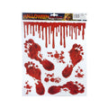 Bloody Window Cling Scary Decals Reusable & Removable Sticker
