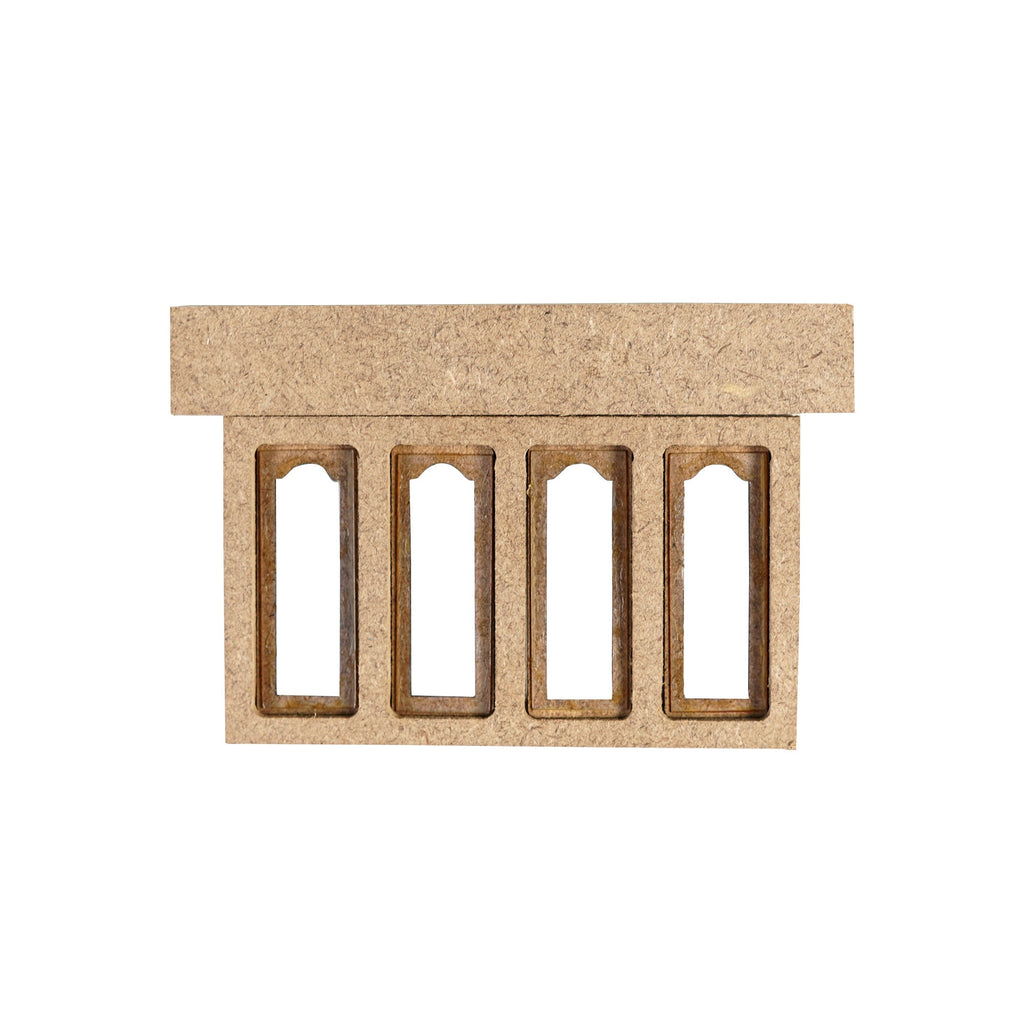 Build A Home 4 Door Window W85.4 X H49 mm 2pc