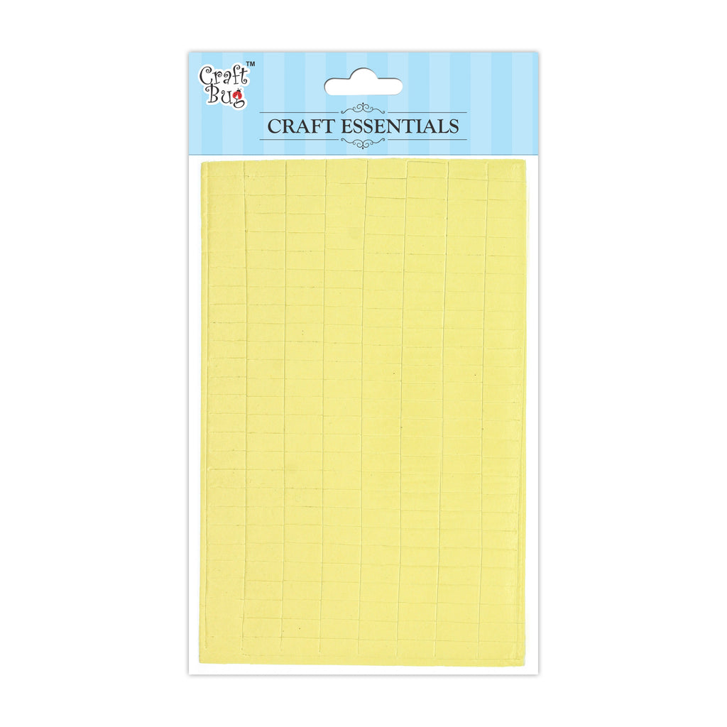 Adhesive Foam Mini Rectangle Double Sided 3Sheet