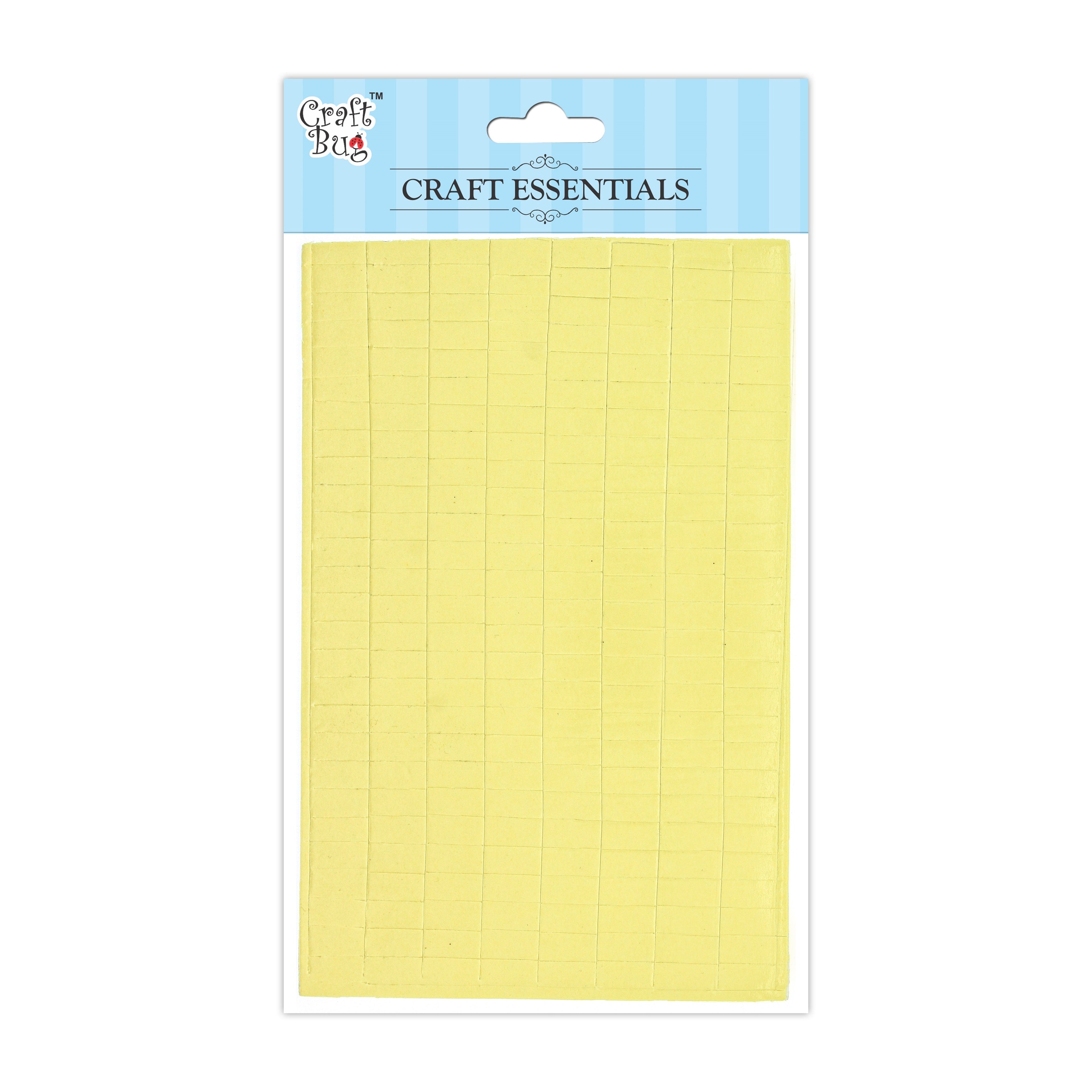 Adhesive Foam Mini Rectangle Double Sided 3Sheet