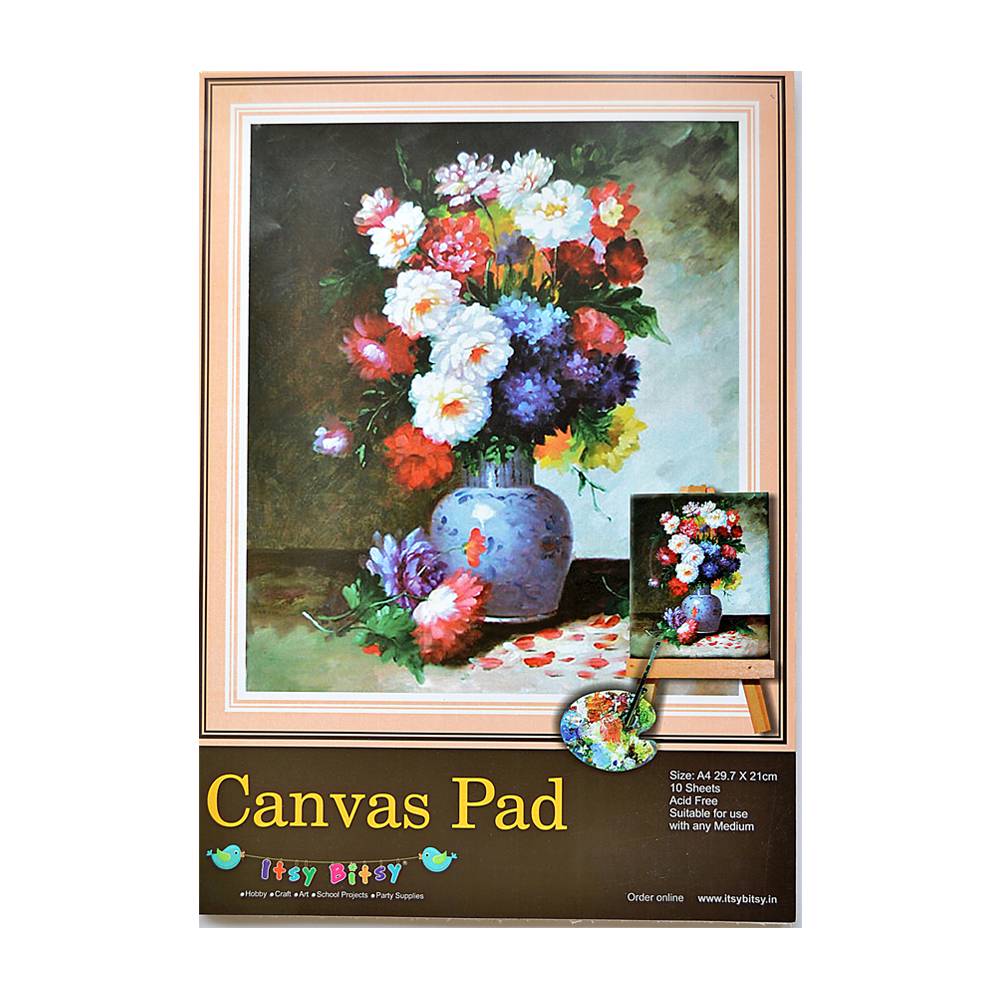 Canvas Pad A4 10 Sheets Book Ib