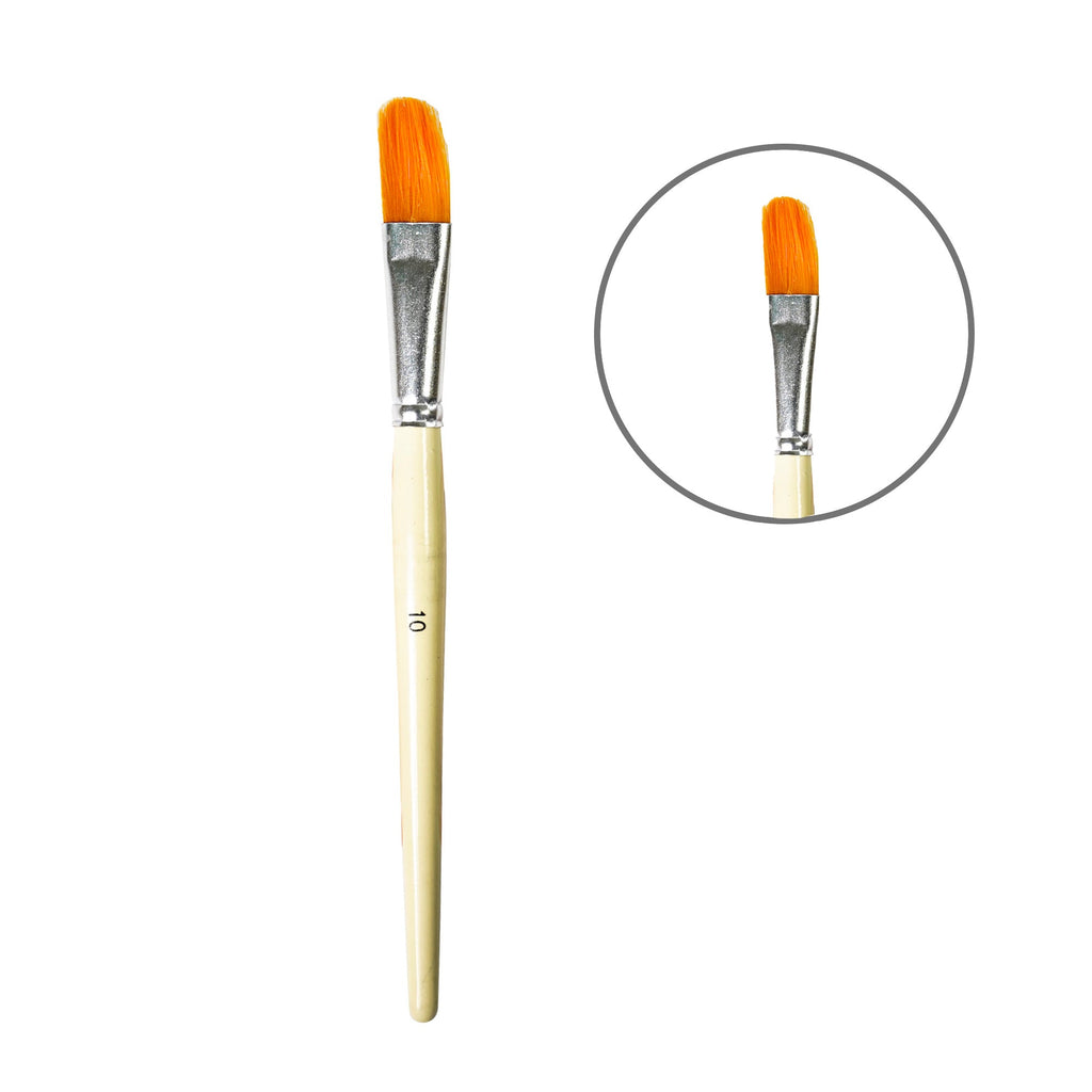 Artist Brush Value Pack Flat Series 1 10Pc