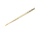 Synthetic Hair Round Brush Size-0 Gold