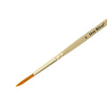 Synthetic Hair Round Brush Size-6 Gold