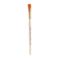 Synthetic Hair Flat Brush Size-7 Gold