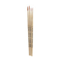 Synthetic Hair Round Brush Size 0-2-4-6 Gold 4Pcs